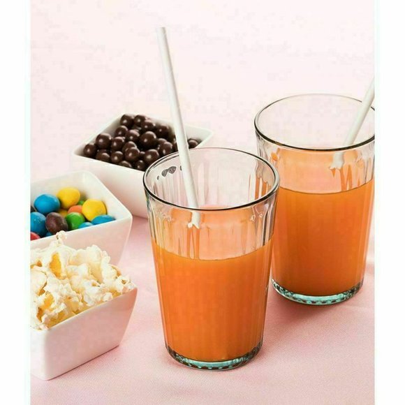 7.75 Inch BPA-Free Plastic Drinking Straws individually wrapped (White) 800 Pcs - Picture 7 of 7